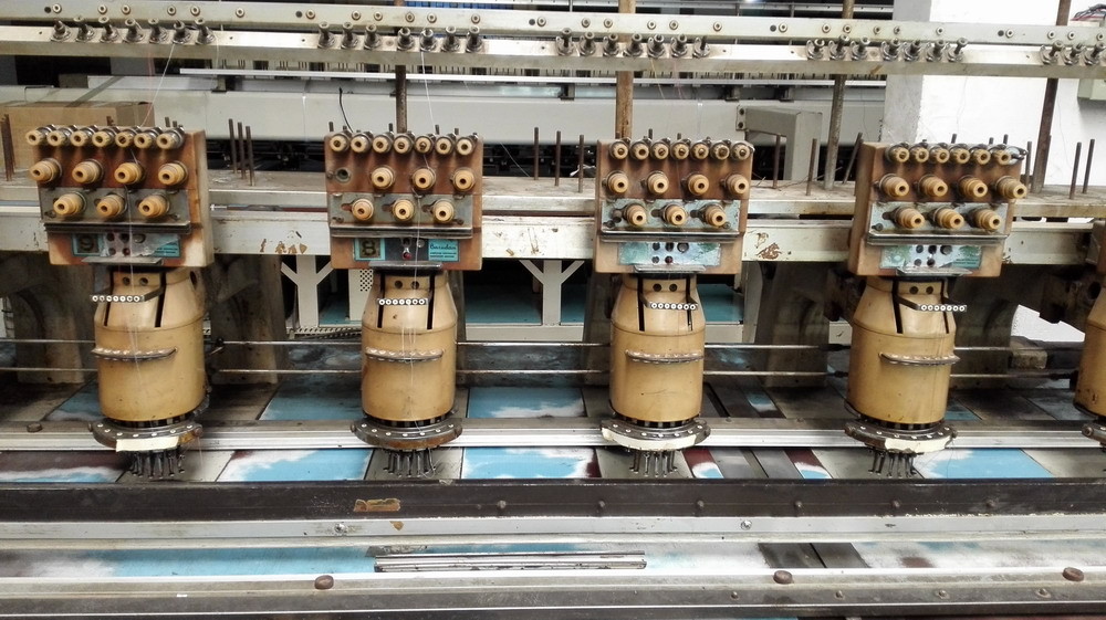 Large 12 Heads Used Barudan Embroidery Machine Fast Data Transmission