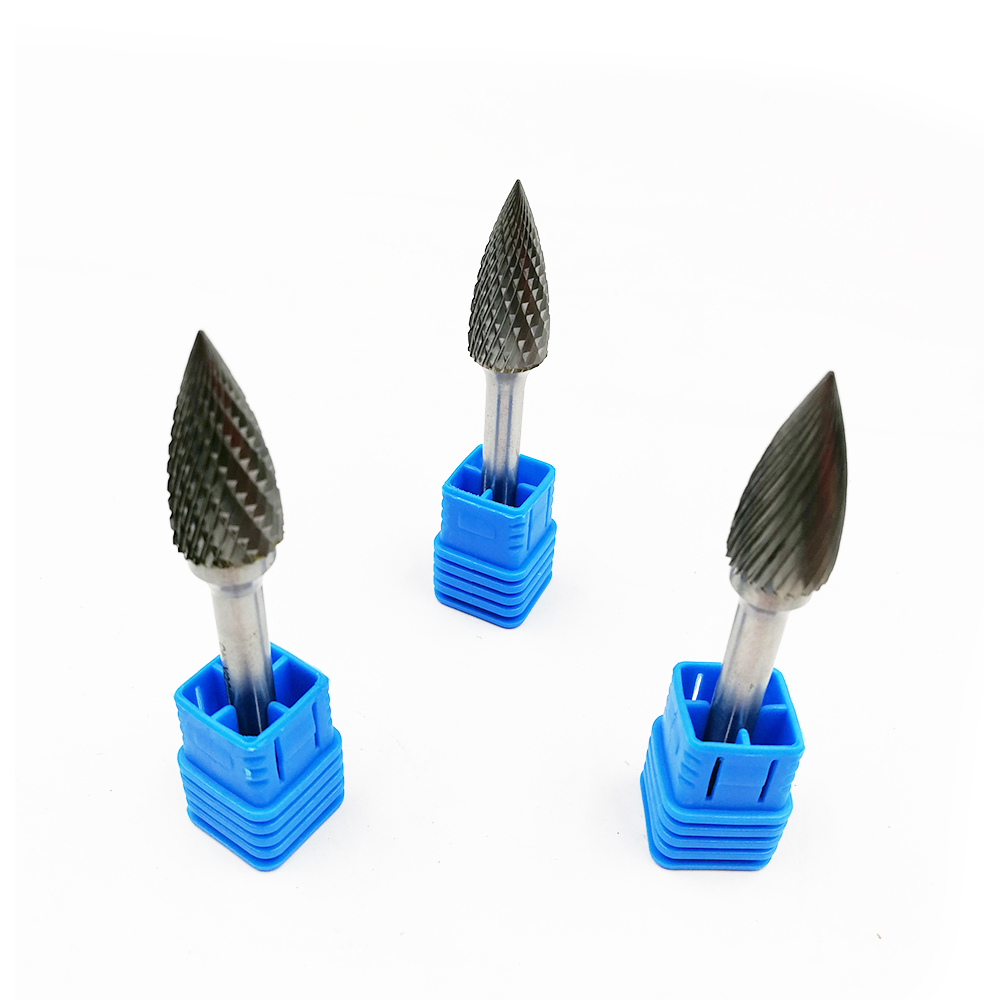 Professional 6mm Metal Removal Carbide Burrs Customized Size Impact Toughness