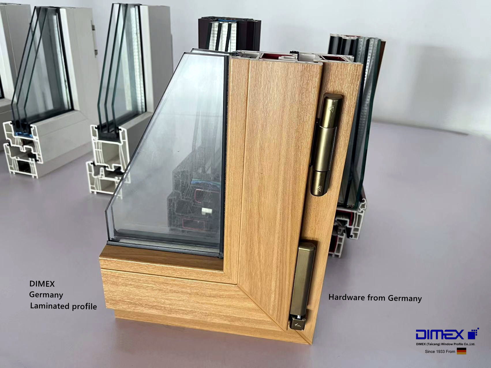 Dimex Edelweiss E90 Passive UPVC Window Profiles For Construction