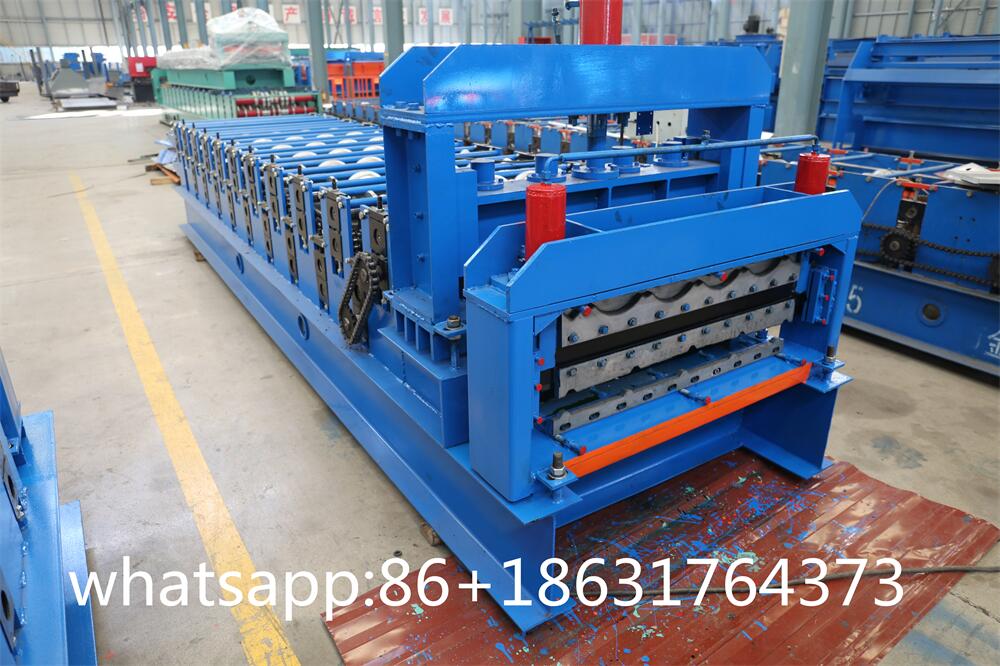 New Double Layer Trapezoidal And Corrugated Profile Steel Roofing Sheet Roll Forming Machine Roof Tile Making Machine