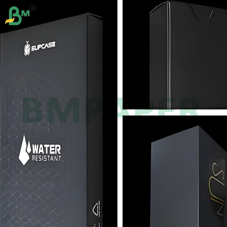 0.1mm High Stiffness Double Side Black Paper Board for Boxes 0.1mm High Stiffness Double Side Black Paper Board for Boxes