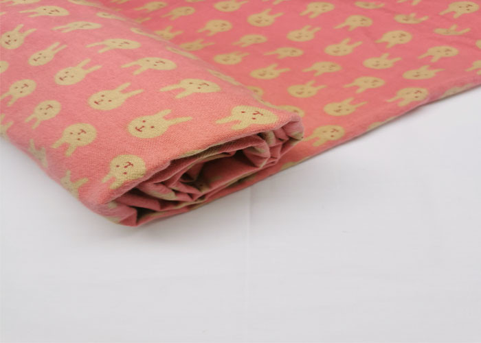 Colorful Cycle Printed Cotton Flannel Fabric By The Yard Soft