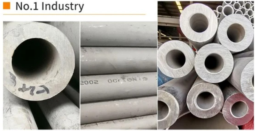 304L 316L Hairline Stainless Steel Pipe Industrial Large Diameter 0.3mm