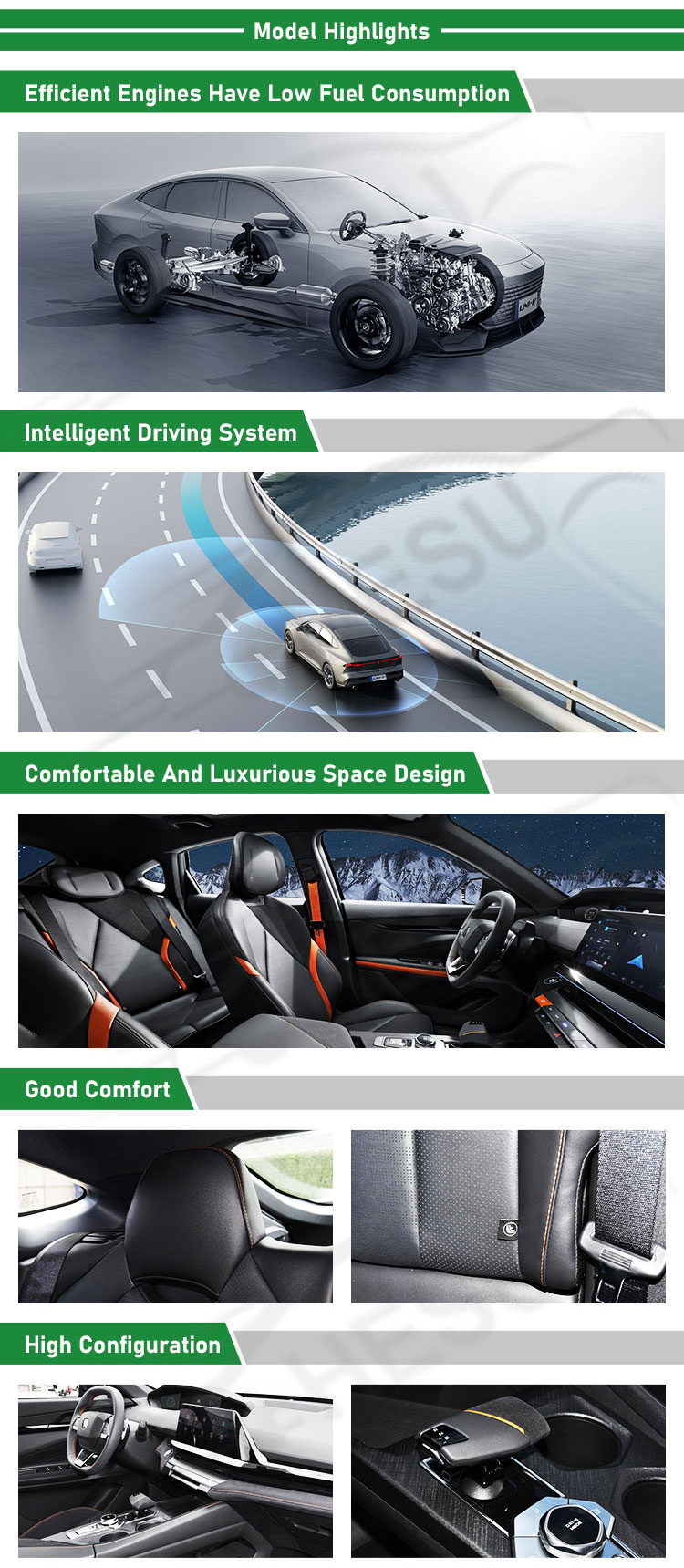 2024 Changan Univ IDD 5-Door 5-Seat Hatchback Electric Hybrid Vehicle Tuning for Normal Cruise Control and Left Steering