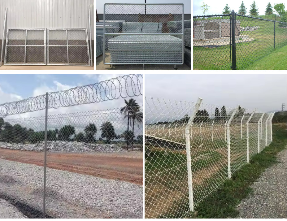 Crochet Mesh Pvc Galvanized Chain Link Mesh Roll For Garden Fence Installation