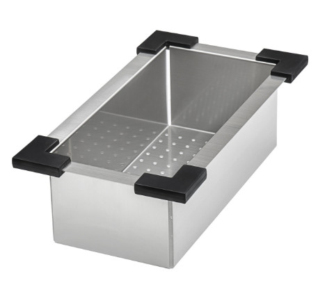 Golden Color Apron Stainless Steel Kitchen Sink Without Faucet R19 Corner