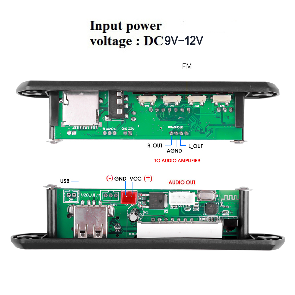 Upgrade Your Car Audio with BT 5.0 MP3 Player USB TF FM Radio Module and Color Screen