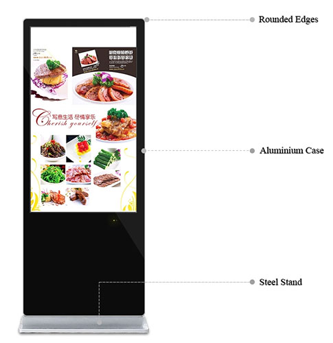 55" Interactive Digital Signage Kiosk TFT for shopping mall ads