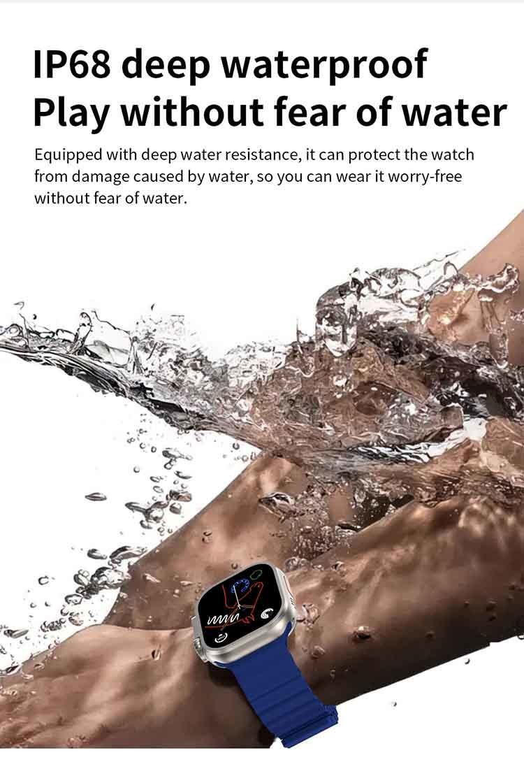 BT3.0 5.1BLE Smart Wristband Watch Z69 Ultra With Multiple Colour