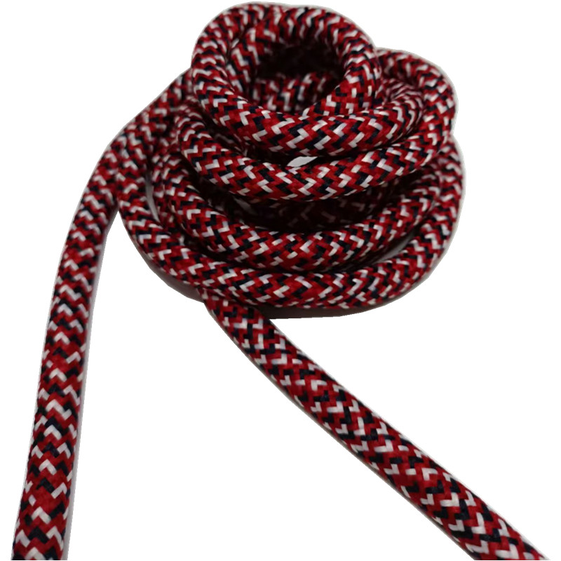 9mm Solid Braid Polyester Rope Red Polyester Rope High Tenacity