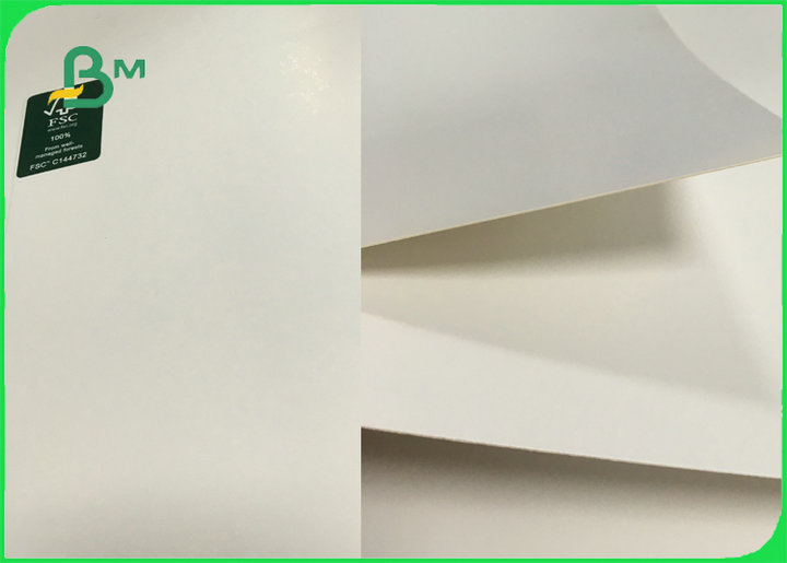 100 % Wood Pulp Customized C1S Ivory Paper Board Fold 250gsm ISO FSC Certified