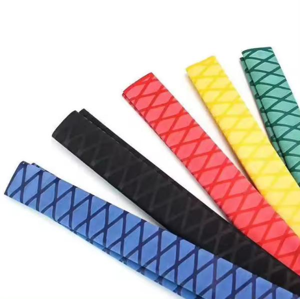 15mm High Flexibility Colorful Skid Proof Non Slip Heat Shrink Sleeve Tube For