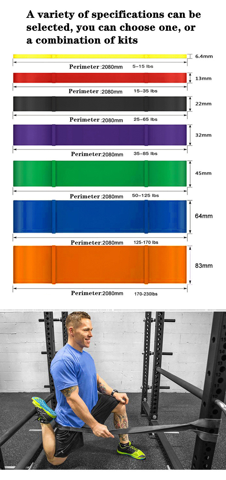 Powerlifting Assist Yoga Resistance Band FCC Certification