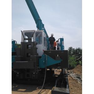 Static Mini Pile Hydraulic Jack In Piling Machine Customised Color