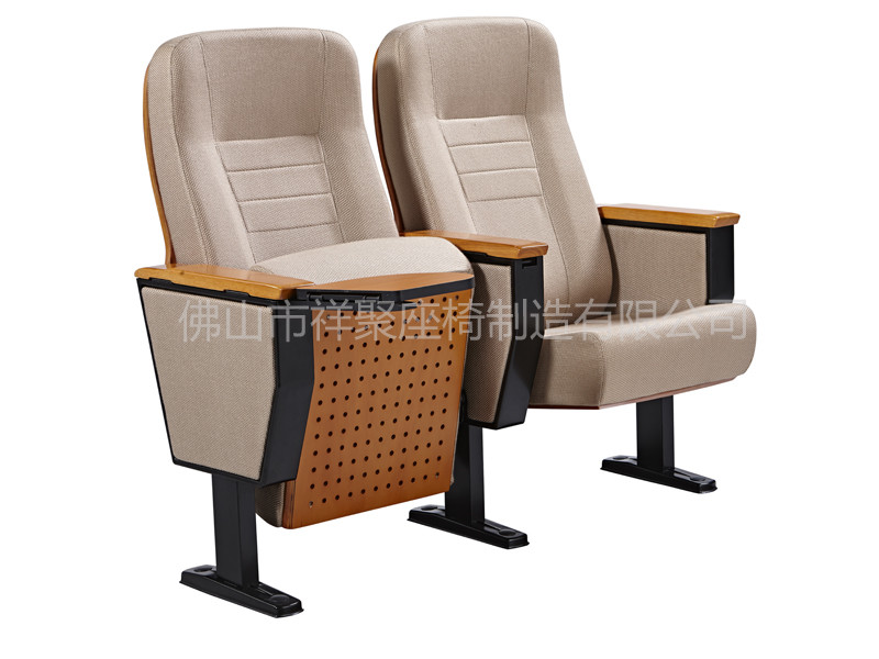 High Back PU Foam Auditorium Chairs With Writing Tablet 5 Years Warranty