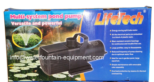 Plastic Multi - System Water Fountain Submersible Pump Energy Saving Big Flow Rate