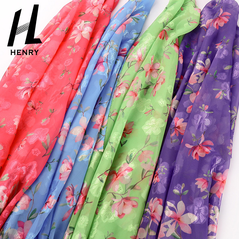 Fashionable Chiffon Dress Fabric Pattern Digital Printing Polyester Fabric