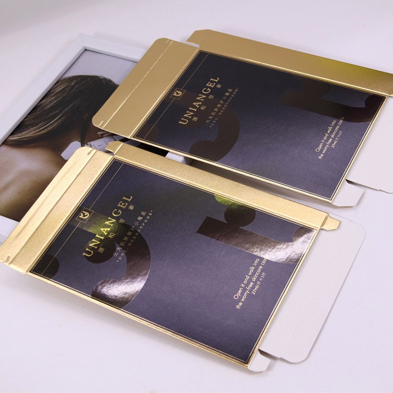 Foil Hot Stamping Recycled Paper Boxes Gloss Matte Lamination