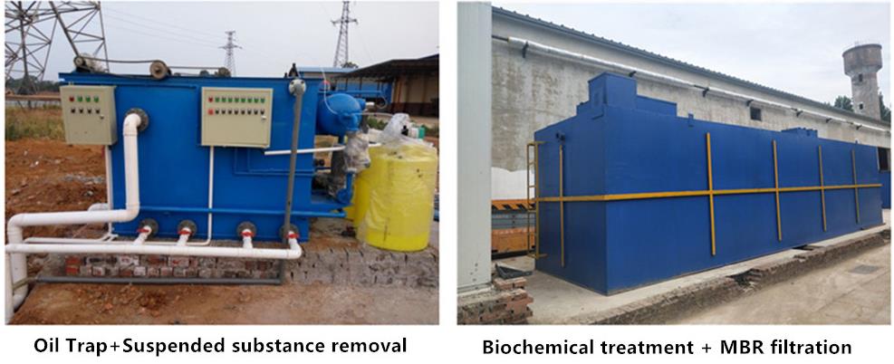 High Environment Equipment 1000 kg Weight MBR Sewage Treatment Integrated Equipment