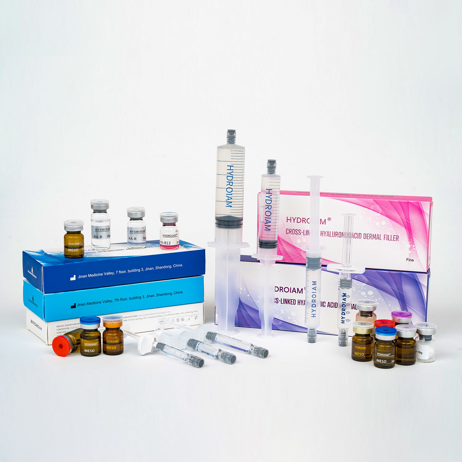 Professional Wrinkle Filler 24mg/Ml Hyaluronic Acid For Face Cross Linked Sodium Hyaluronate Injectable