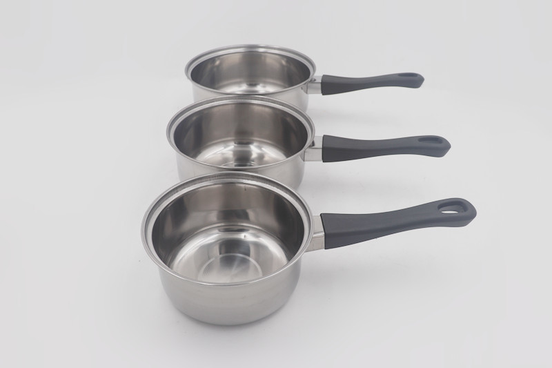 Restaurant Induction 16cm Stainless Steel Stew Pot Non Coating