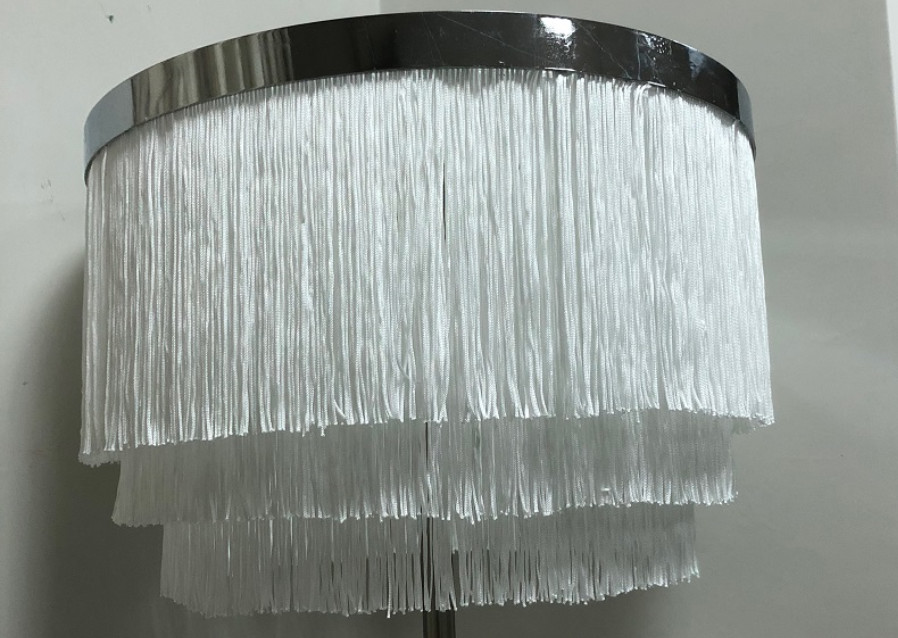 3 Tier Vintage Tassel Fringe Lampshade E27 Antique Fringe Lamp