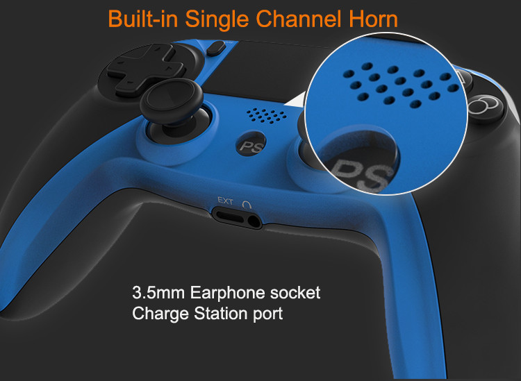 Onikuma 0.3kg 7032 PS4 Bluetooth Gamepad For Gaming Controller