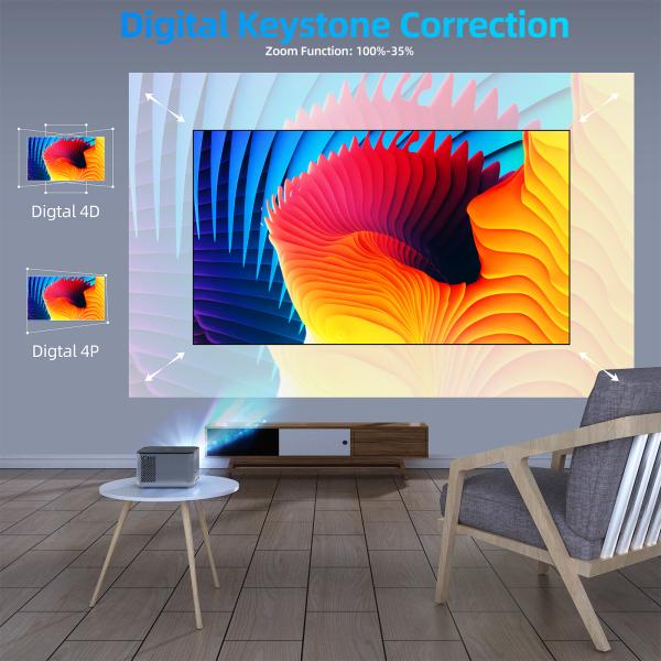 Full HD 1080P 4K Home Theater Projector Smart Android WIFI 3D Video