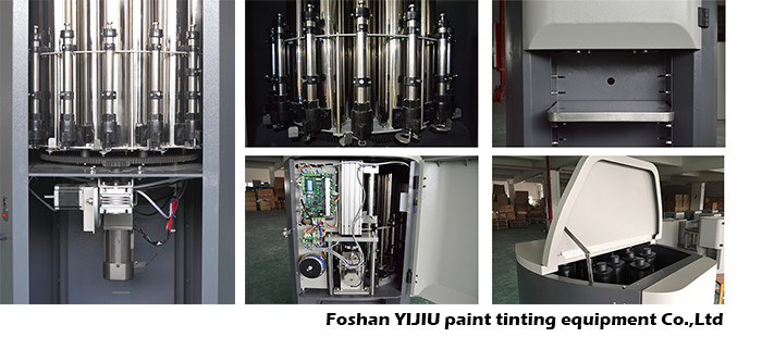 150W Automated Paint Dispenser Tinter With 16 Stainless Steel Canisters 2.3L