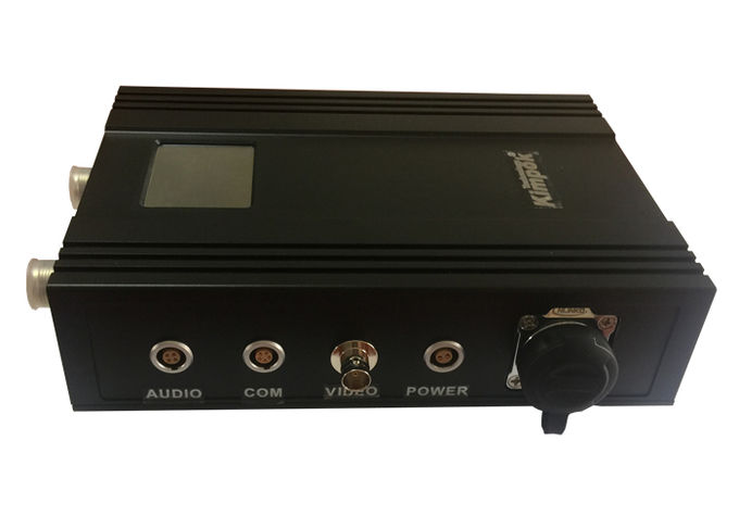 Long Range COFDM HD Transmitter 2-5W Adjustable Vehicle Wireless Video Sennder AES Encryption