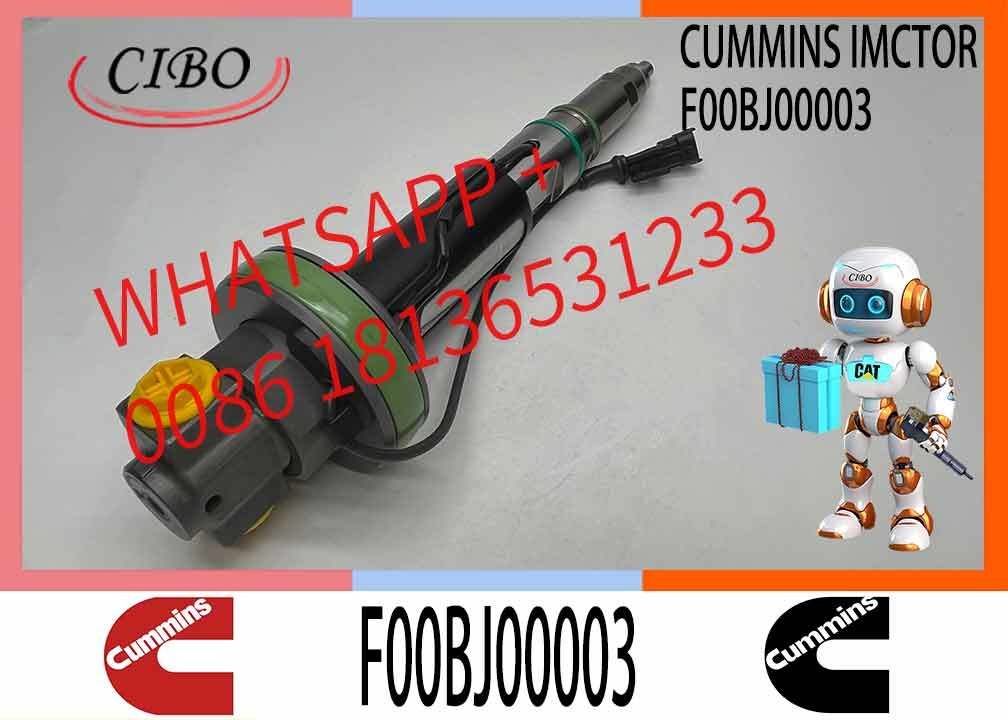 Common Rail Fuel Injector 288-2078 2882078 F00BJ00002 F00BJ00003 for Cummins QSK19 QSK60 Engine