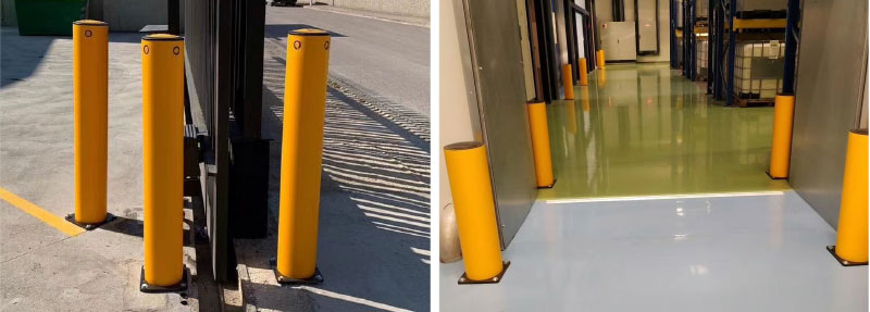Safety Bollard Anti-collision Post Bollard Traffic Guardrails