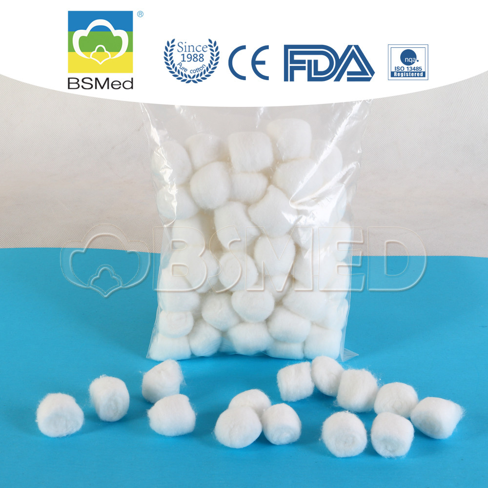 Soft Pliable Sterile Cotton Wool Balls Eco - Friendly For Personal Care