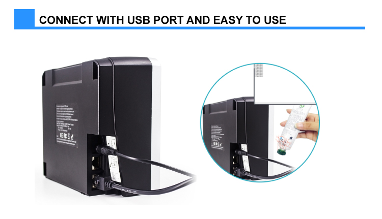 Supermarket POS Platform 1D Laser Barcode Scanner with and 15.2cm/6.0in Depth of Field