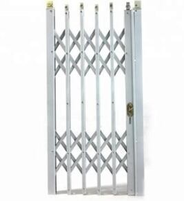 China Aluminium Concertina Window Security Grilles , Foldable Window Grill on sale
