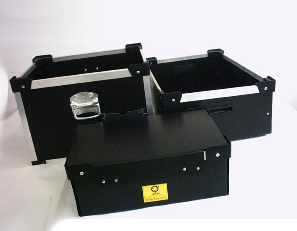 Plastic Turnover Box Durable Foldable Hollow Sheet Corrugated PP Storage Bin