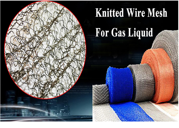OEM Knitted Wire Mesh Gasket Stainless Steel 0.55mm 12x6mm Hole For Seal