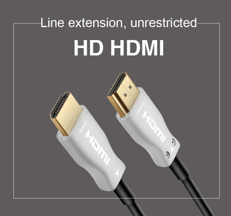 4K/1080p 3D HDMI Fiber Optic Coaxial Cable
