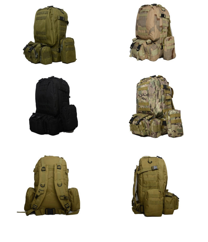 MOLLE Compact Assault Military Tactical Backpacks Stretch 40L Soft Handle