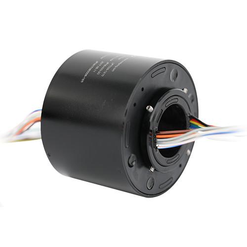 Through Bore Electrical Slip Ring 300rpm Inner Diameter 50mm