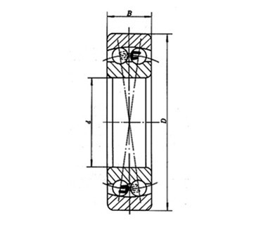 High Precision Connecting 1202 double row ball bearings for motorcycles , Cement machinery