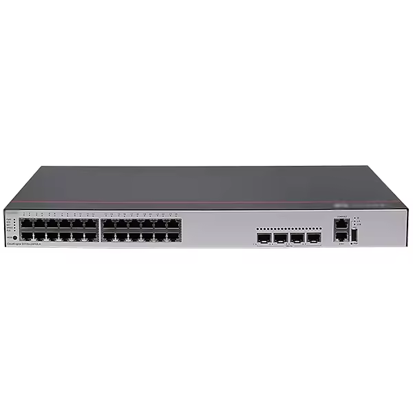 Stackable 24 Ports S5735-L24P4X-A1 Network Switch for Network Expansion
