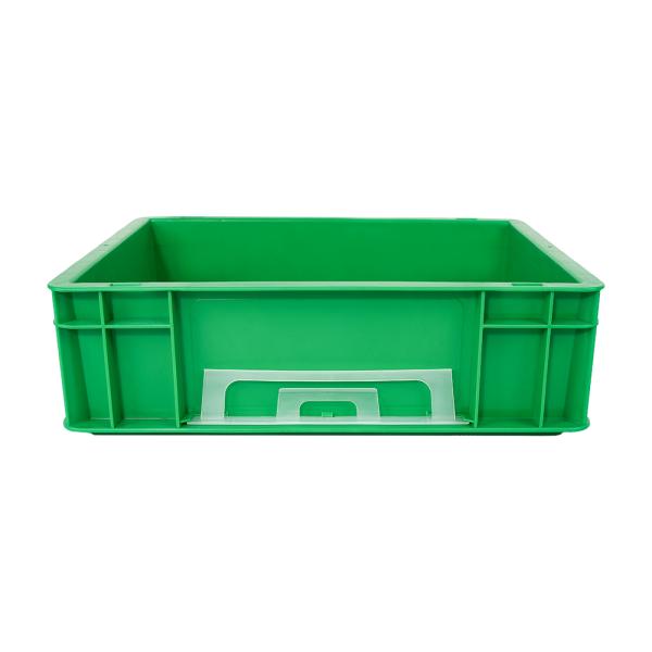 Stackable Solid Box Plastic EU Crate for Storing and Transporting in Warehouse Storage