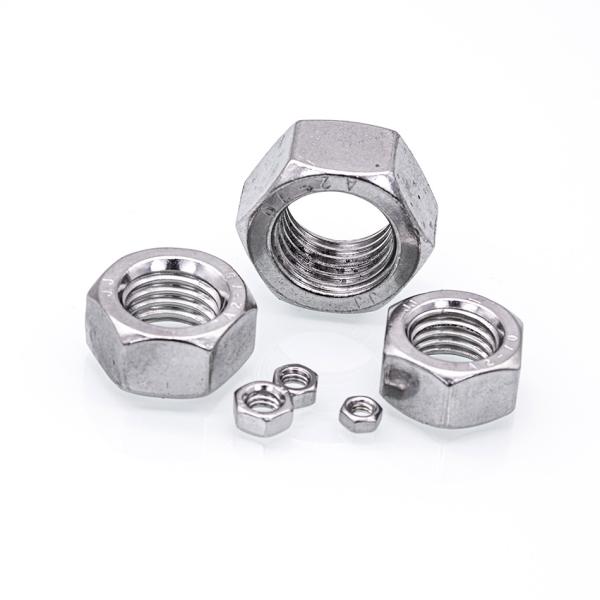 Strength M3-M16 Stainless Steel Hexagon Nut Machine Thread Coarse Cold Forged