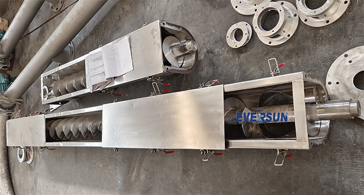 Double-Shaft Screw Machine Spiral Conveyor Automatic U-Shaped Dragon Conveyor