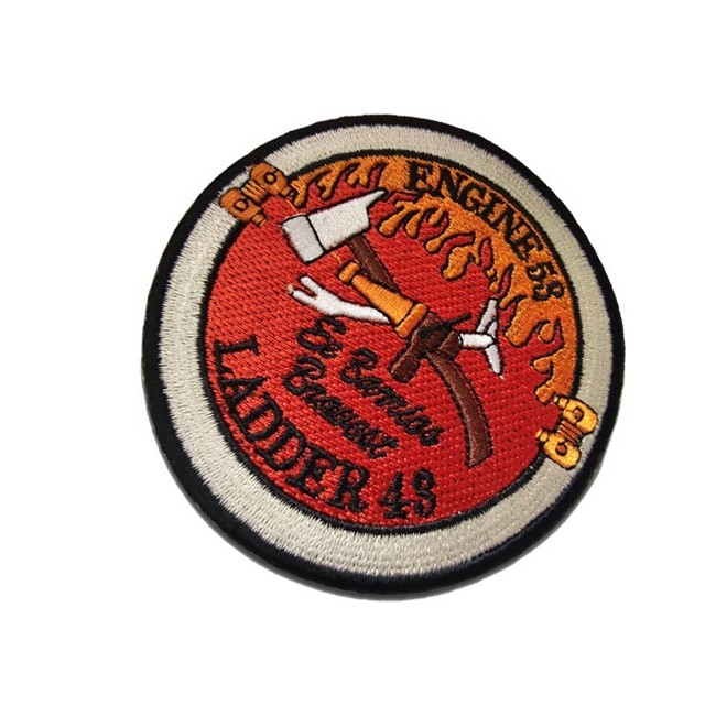 4x4 Inch Fire Department Patches