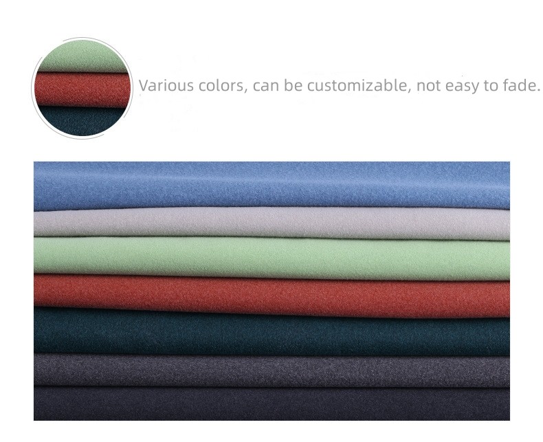 Imitation Microfiber Suede Leather Fabric Double Sided Velvet For Shoes