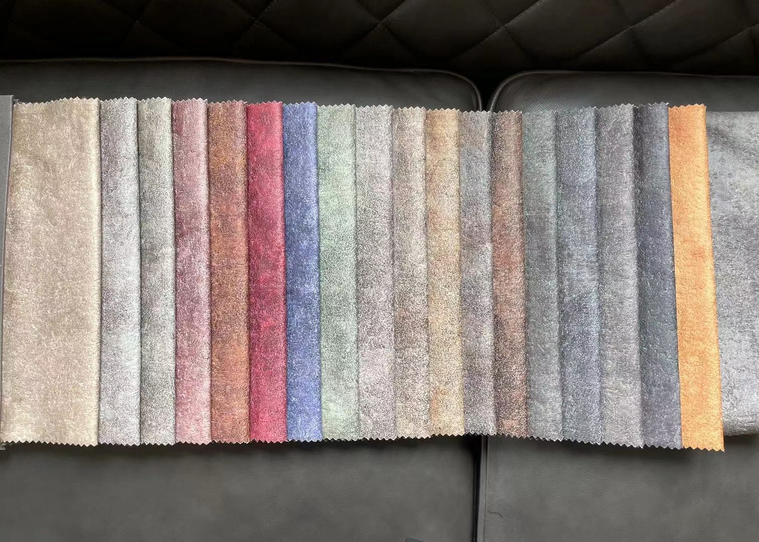 Printed Pattern Suede Sofa Fabric Woven 100 Polyester Suede Fabric