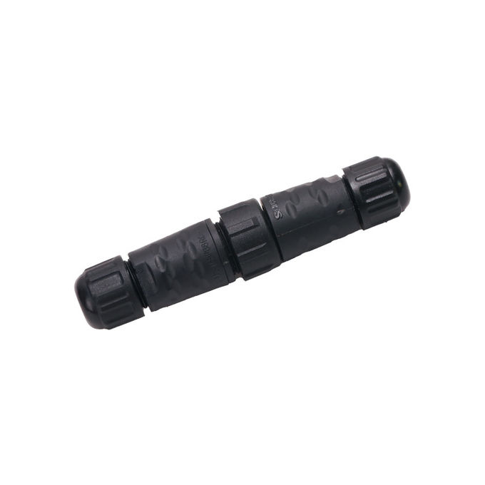 High Power Circular Plastic Connectors IP68 2pins Male 10A