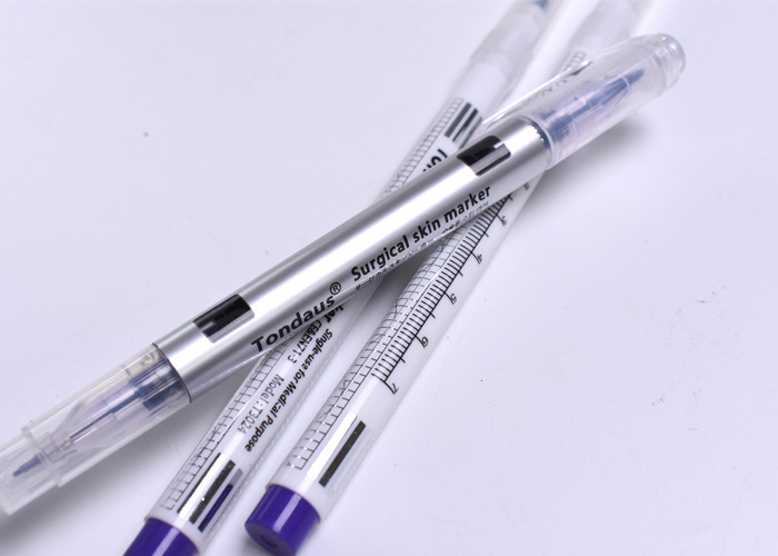 Single/Double Head Skin Marker Pen for Eyebrow Microblading Permanent Makeup Tattoo Measuring Tool with Ruler